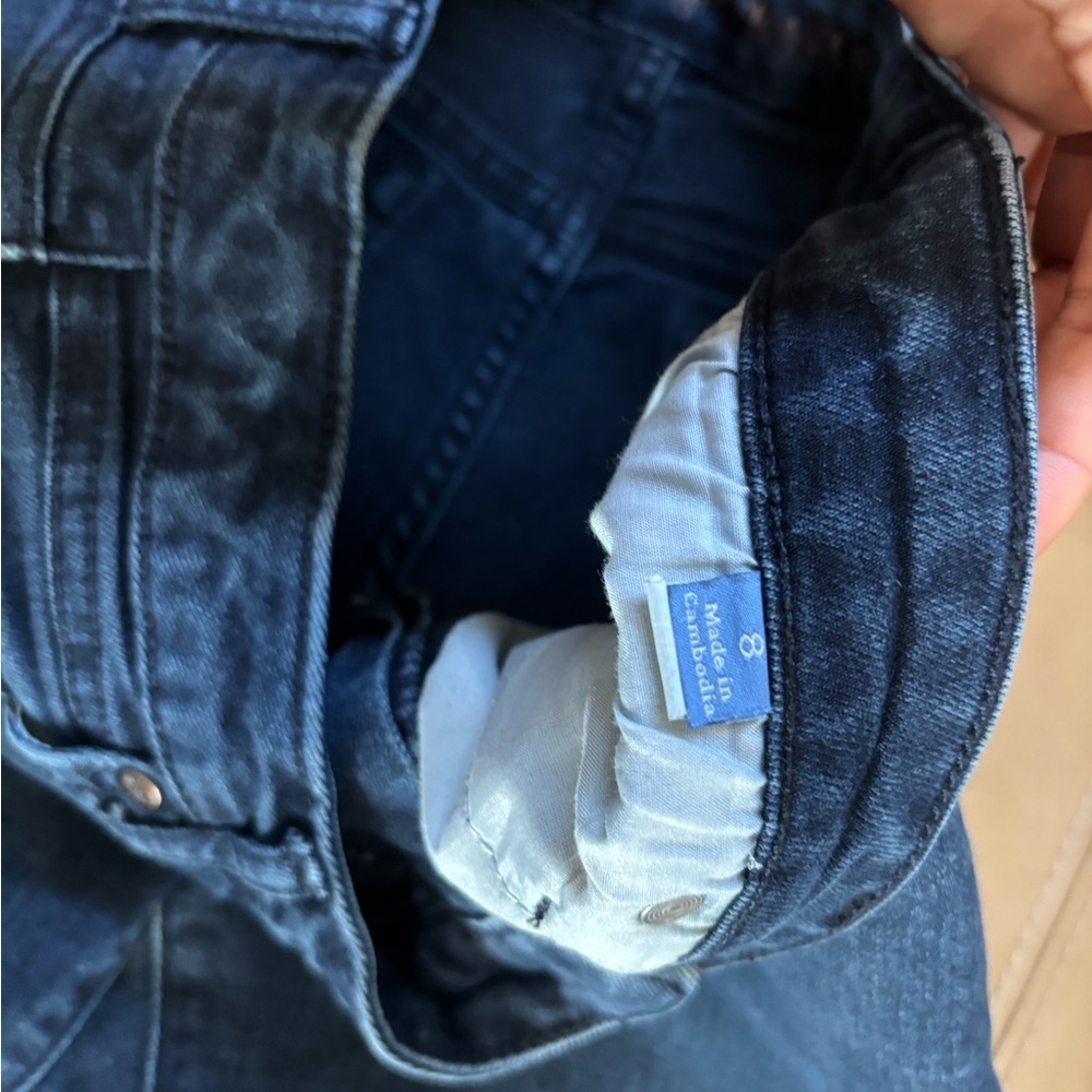 Vera Wang Deep Blue Skinny Jeans - Picture 2 of 4